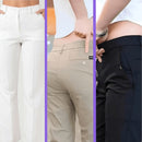 Calça Feminina Social Em Seda Gelo LuxeFit