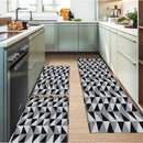 Kit 3 Tapetes Estampados para Cozinha Antiderrapante