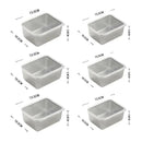 Kit 6 Potes de Armazenamento Herméticos em Aço inoxidável