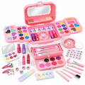 Kit Maquiagem Infantil 72 Peças com Maleta e Acessórios Laváveis