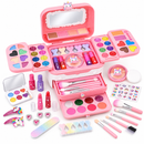Kit Maquiagem Infantil 72 Peças com Maleta e Acessórios Laváveis