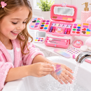 Kit Maquiagem Infantil 72 Peças com Maleta e Acessórios Laváveis