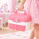 Kit Maquiagem Infantil 72 Peças com Maleta e Acessórios Laváveis