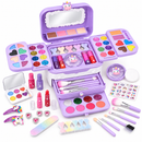 Kit Maquiagem Infantil 72 Peças com Maleta e Acessórios Laváveis