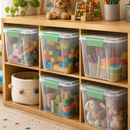 
Kit 2 Caixas Organizadoras Transparentes com Tampa Multiuso | OrganizaBox
