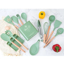 Kit de Utensílios Cozinha em Silicone Minimalista