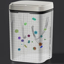 Lixeira Automática 12L/16L com Sensor Inteligente e Recarga USB