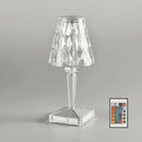 Luminária de Mesa Led 3 em 1 Cristal Sem Fio USB | GlowCrystal