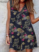 Macacão Feminino Floral Vintage de Verão