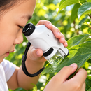 Microscópio Infantil Portátil 120x com Adaptador para Celular