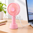 Mini Ventilador Portátil de Mão Recarregável Silencioso 3 Velocidades