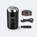 Mini Barbeador Elétrico Recarregável com Display Digital Portátil