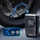 Mini Compressor de Ar Portátil Recarregável com Calibrador Automático para Pneus e Infláveis