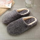 Pantufa Chinelo Unissex de Pelúcia Macia Antiderrapante para Inverno
