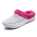 Pantufa Unissex Peluciada Vazada com Solado Antiderrapante