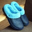 Pantufa Unissex Peluciada Vazada com Solado Antiderrapante