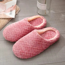 Pantufa Chinelo Unissex de Pelúcia Macia Antiderrapante para Inverno