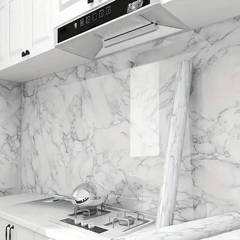 Papel de Parede Efeito Mármore Autoadesivo | LuxeMarble