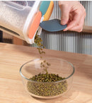 Potes de Armazenamento de Grãos Hermético com 4 Compartimentos