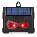Repelente Ultrassônico Solar para Animais com LED e Carregamento USB