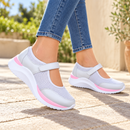 Sandália Feminina Confortável Respirável com Velcro e Plataforma