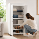 Sapateira Organizadora Multiuso com Rodízios para Quarto e Closet