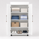 Sapateira Organizadora Multiuso com Rodízios para Quarto e Closet