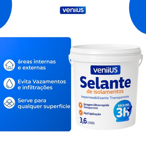 Selante Profissional para Impermeabilização de Infiltrações e Vazamentos | 20 Litros