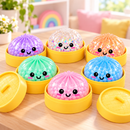 Squishy Antiestresse Infantil Macio Slow Rising - Kit 3 Unidades