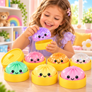 Squishy Antiestresse Infantil Macio Slow Rising - Kit 3 Unidades
