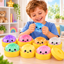 Squishy Antiestresse Infantil Macio Slow Rising - Kit 3 Unidades