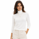 Suéter Feminino em Tricô Gola Alta para Inverno | LuxeKnit