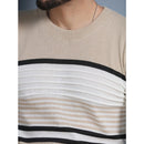 Suéter Masculino de Tricô com Gola Redonda e Manga Longa em Lã