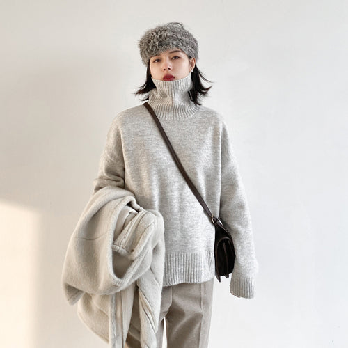 Suéter de Inverno Feminino Gola Alta | Frosty Chic