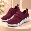 Tênis Feminino Confortável para Pés Largos com Velcro Antiderrapante para Caminhada