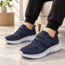 Tênis Feminino Confortável para Pés Largos com Velcro Antiderrapante para Caminhada