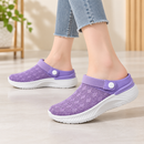 Tênis Mule Feminino em Malha Respirável com Tira Ajustável
