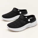 Tênis Mule Feminino em Malha Respirável com Tira Ajustável