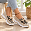 Tênis Slip On Feminino Confortável em Malha Respirável para Caminhada
