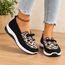 Tênis Slip On Feminino Confortável em Malha Respirável para Caminhada