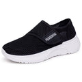 Tênis Slip On Feminino em Malha Respirável com Velcro