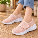 Tênis Slip On Feminino em Malha Respirável com Velcro