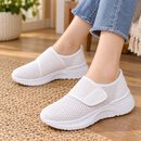 Tênis Slip On Feminino em Malha Respirável com Velcro
