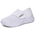 Tênis Slip On Feminino em Malha Respirável com Velcro