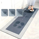 Tapete para Cozinha Minimalista Antiderrapante Absorvente