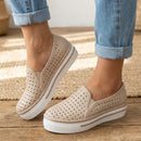Tênis Feminino Slip On Leve e Respirável para Caminhada
