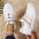 Tênis Feminino Slip On Respirável com Solado Antiderrapante