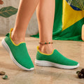 Tênis Meia Feminino Slip On Confortável e Flexível