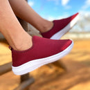 Tênis Meia Feminino Slip On Confortável e Flexível