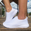 Tênis Meia Feminino Slip On Confortável e Flexível